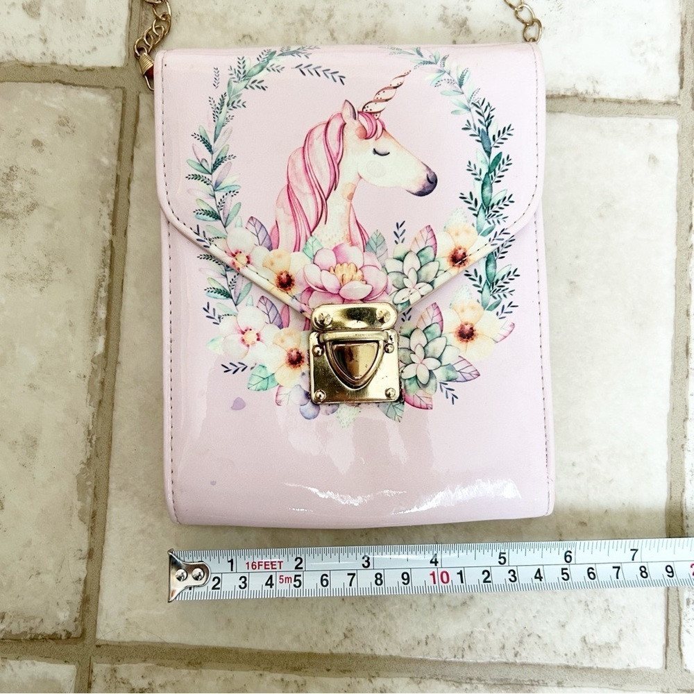 Pink Floral Unicorn Clutch/Bag Bundle & Save - Picture 7 of 13